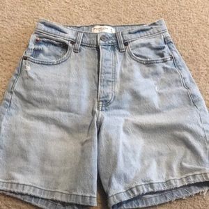 A&f Jean shorts